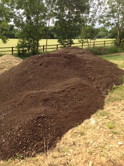 Screened soil